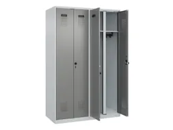 locker voor scheiding van kleding,HxBxD 1850x1200x500mm,4vak