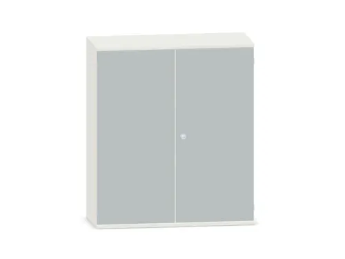 Kantoorkast 1150x1000x430mm Decor Romp Wit Decor Front Lichtgrijs