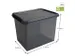 Comfort Line opbergbox 52L transparant grijs - 50x40x38cm