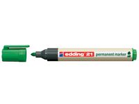 Viltstift edding 21 Eco rond groen 1.5-3mm