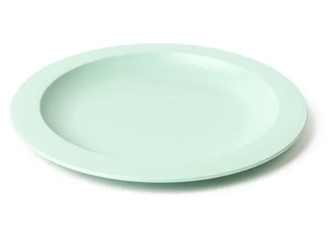 Bord Kunststof Rond Pastelgroen