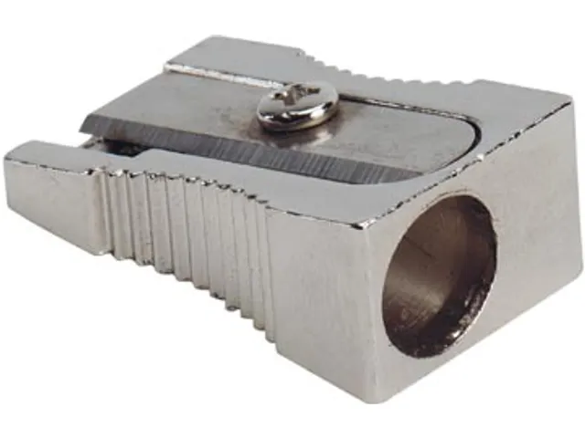 Potloodslijper Metaal 1 Gaats Gebogen Vorm