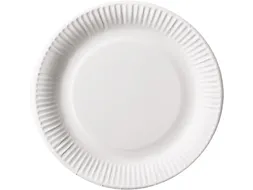 Papstar Pure Bord rond 23cm FSC karton Wit 100 stuks