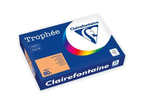 Kopieerpapier Trophee A4 80 gram oranje