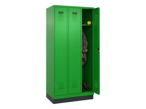 locker,HxBxD 1950x900x500mm,3vak,vak B 300mm,cil.-slot,sokkel