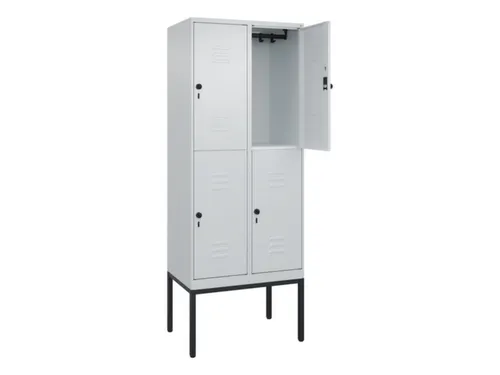 dubbeldekse locker,HxBxD 2120x800x500mm,2x2vak.,vak B 400mm