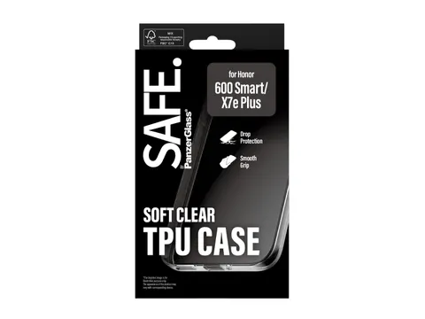 PanzerGlass SAFE. by TPU Case Transparent Honor 600 Smart | X7e Plu