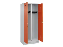 locker voor scheiding van kleding,HxBxD 1950x800x500mm,2vak