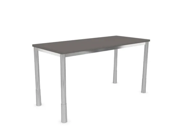 In hoogte verstelbaar bureau HxBxD 720-840x1400x600mm BZ-grijs