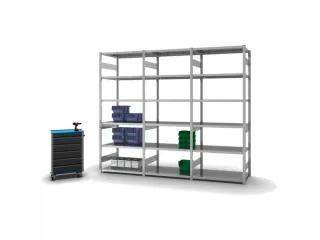 systeemstelling,grondveld,HxBxD 2500x1060x635mm,vakl. 330kg - 3