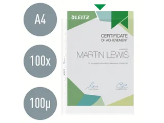 Showtas Leitz 4704 A4 11-gaats PP 0.10mm generfd - 5