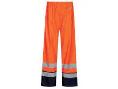 Lyngsoe Fr-Lr3052 Raintrouser oranje/navy maat 4XL