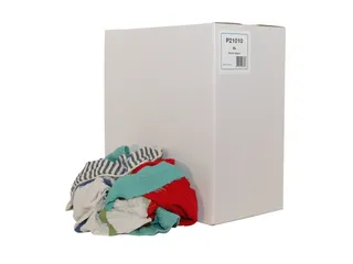 Poetslappen P21010 BL 10KG bonte lappen gesneden - 1