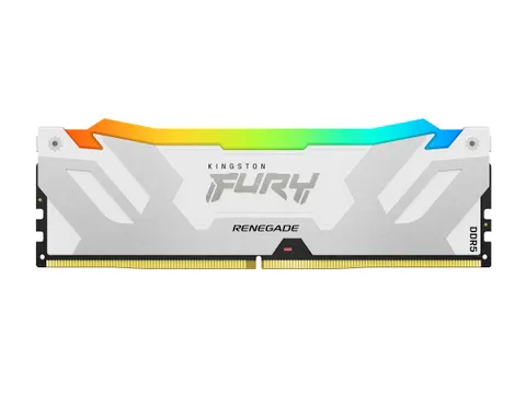 16GB 6400MT/s DDR5 CL32 DIMM FURY Renegade RGB White XMP