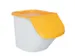 ingrediëntendispenser,HxBxD 450x430x610mm,40l,PP,bak/deksel wit/oranj
