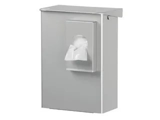 Hygiënebak 6 liter aluminium + zakjeshouder, AB 6 HB 2 A - ingo-man v - 1