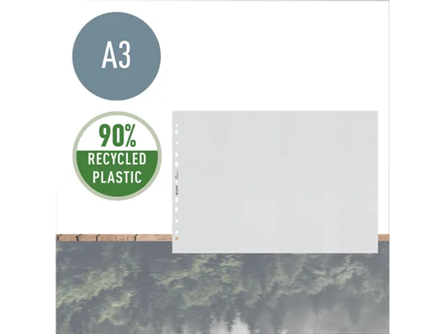 Recycle geperforeerde showtas, A3 landscape