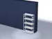 rayonnage modulaire,rayonnage départ,HxlxP 2000x1060x435mm