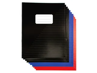 Schrift Kangaro A5 lijn 160 pagina's 60gr assorti pak à 10 stuks - 1