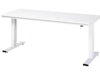 Werkbank elektrisch hoogte verstelbaar 720-1120x2000x800mm wit RAL7035 - 1