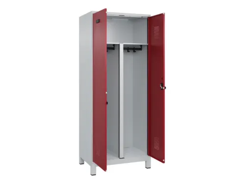 PBM-locker,HxBxD 1950x800x500mm,2vak,vak B 400mm,draaigrendel