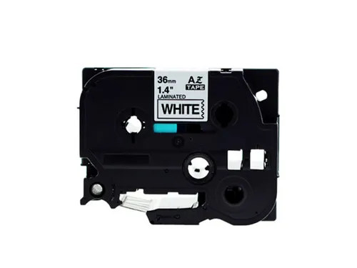 Labeltape Brother Compatible Tze-261 36Mm Zwart op Wit