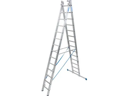 multifunctionele telescoopladder,3x14,sporten,balk L 3,9-10,25m