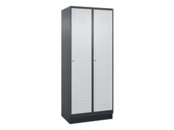 locker voor scheiding van kleding,HxBxD 1950x800x500mm,2vak