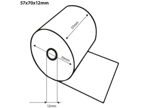 Kassarol Quantore 57x70x12mm Houtvrij Wit