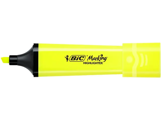 Markeerstift Highlighter Flat Geel
