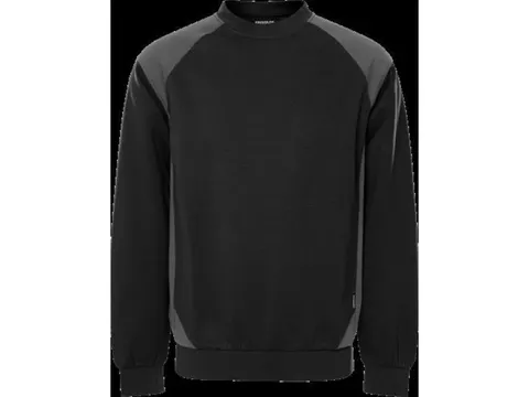 Fristads 7148 GSM sweater, zwart/grijs, maat M, per stuk