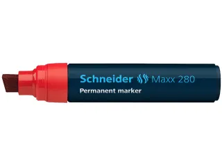 Marker Schneider Maxx 280 permanent beitelpunt rood - 6