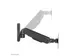 Support mural TV/Ecran WL70-440BL11 Neomounts 17-32 inch