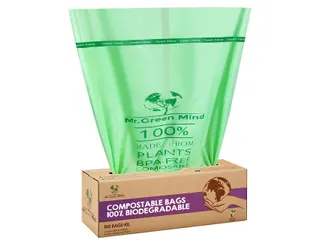 Afvalzak bio Mr. Green Mind 43x46cm 10 liter dispenser 140 stuks - 2