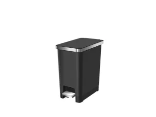 Hana Slim 1 Pedaalemmer 10 Liter Zwart - 1