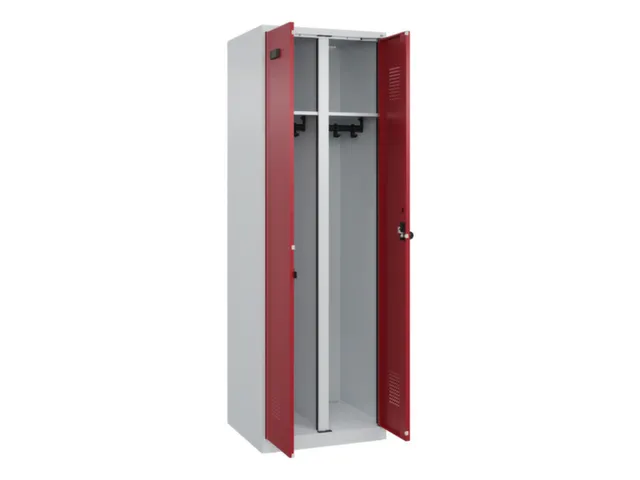 locker voor scheiding van kleding,HxBxD 1850x600x500mm,2vak