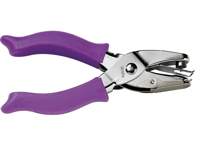 Handpuncher Fiskars M circle 1/8 inch met SoftGrip paars