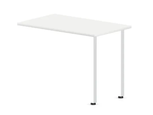 aanbouwtafel,i.h.v.,HxBxD 720-840x1000x600mm,Bl-wit