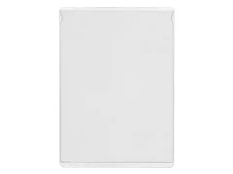 U-mapje uit transparante PVC van 0.14mm ft creditcard