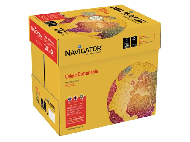 Kopieerpapier Navigator Colour Doc A4 120 Gram Wit 250vel