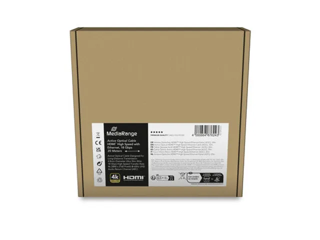 Câble Active Optical HDMI High Speed Ethernet 18 Gbps 20m
