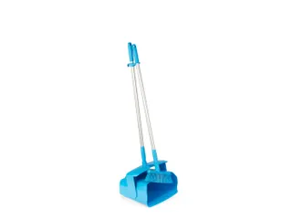 Vikan Hygiene stofblik + veger combinatieset alu steel 840mm Blauw - 1