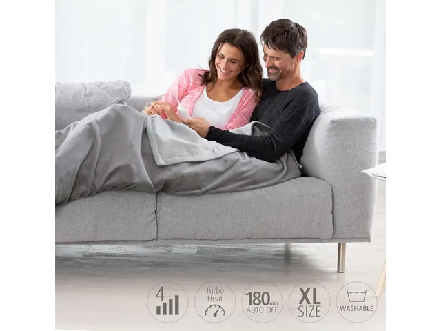 Medisana HDW Knuffelwarmtedeken 180x130cm Tweekleurig