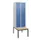 locker met bank,HxBxD 1950x600x815mm,2vak,vak B 300mm,cil.-slot