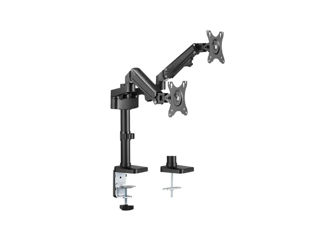 Monitorarm Neomounts DS70-750BL2 zwart 2 scherm 17-27 inch