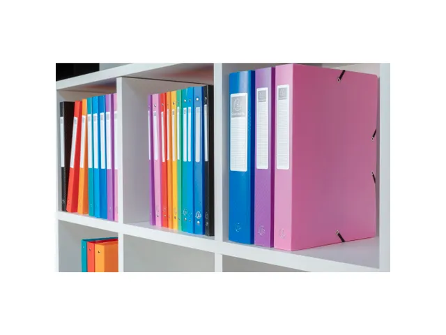 Klasseerdoos PP rug 25mm A4 rood