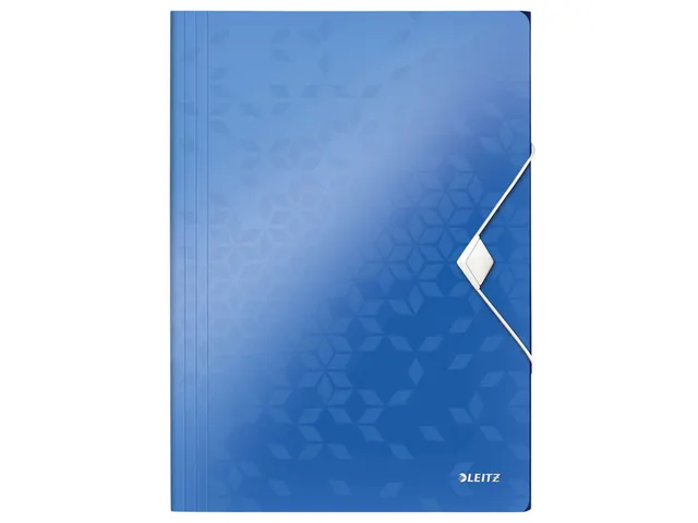 Elastomap Leitz WOW 3-kleps A4 Polypropyleen blauw