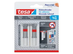 Klevende schroef Tesa behang en pleisterwerk verstelbaar 1kg
