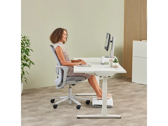 Muismat met polssteun Fellowes Breyta zand 20x24cm