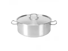 Pujadas RVS Kookpan laag 2.5 liter 20cm